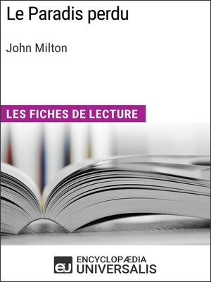 cover image of Le Paradis perdu de John Milton